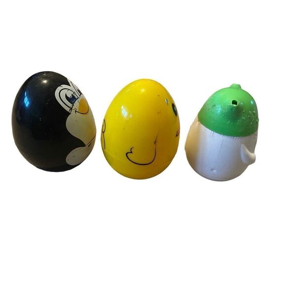 Lot Of 3 Wobble Toys Penguin Chick Cat Y2K Vintage - Picture 4 of 14